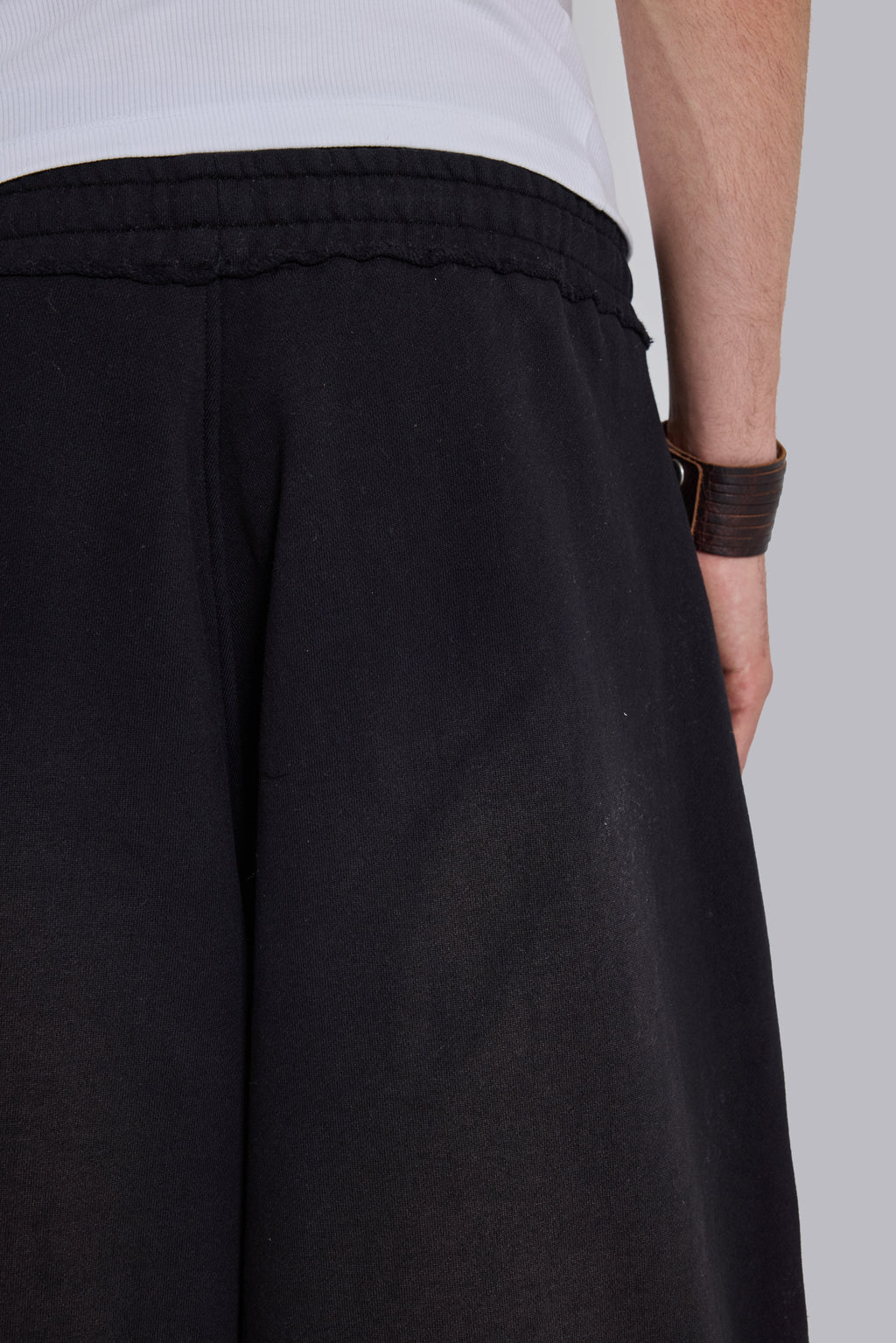 Black Baggy Cuffed Monster Joggers
