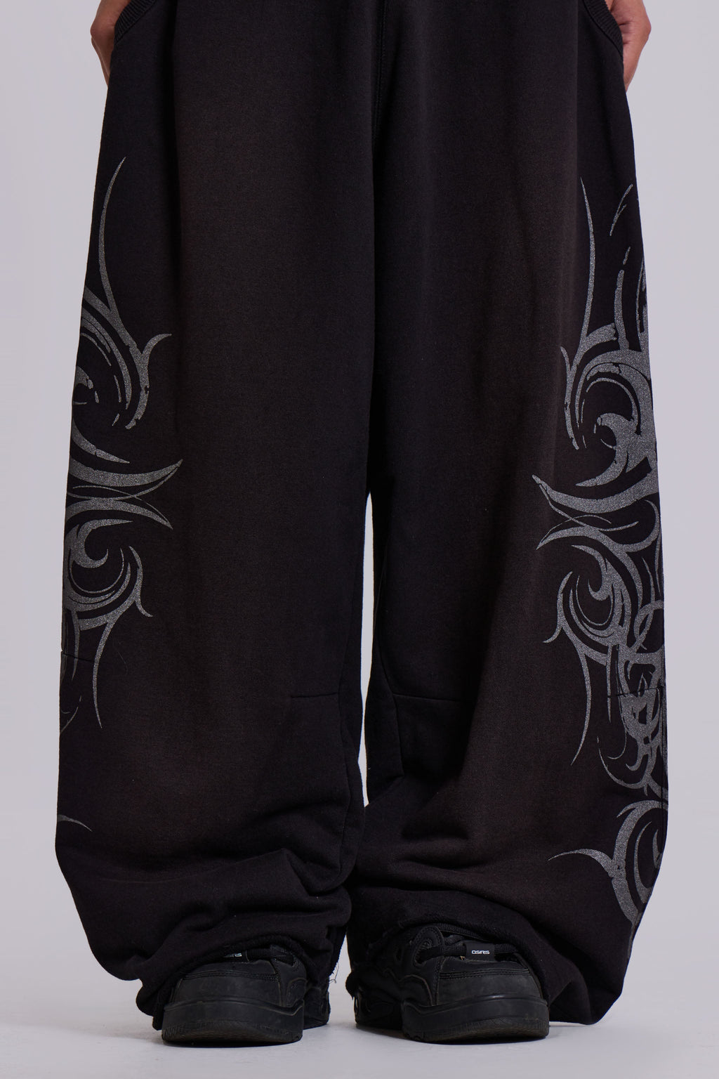 Black Baggy Blade Joggers