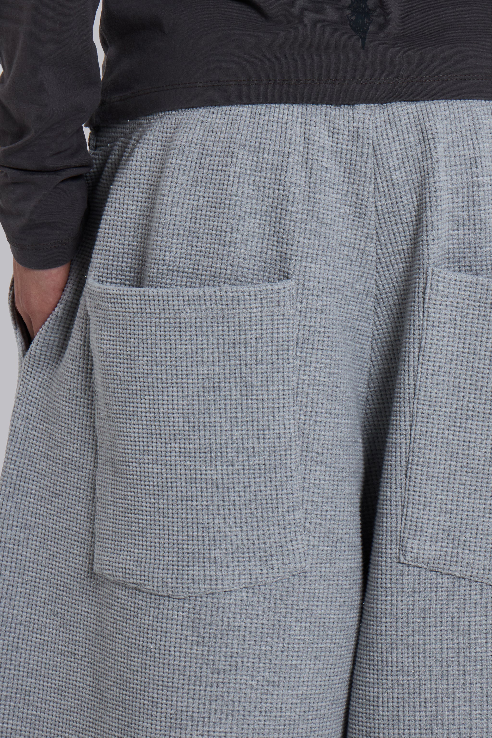Grey Marl Waffle Monster Joggers