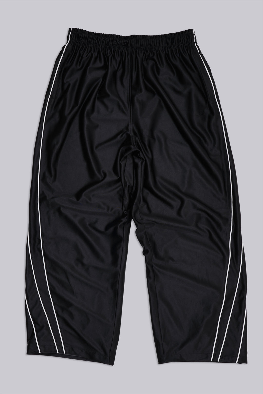 Black Metallic Vapor Joggers