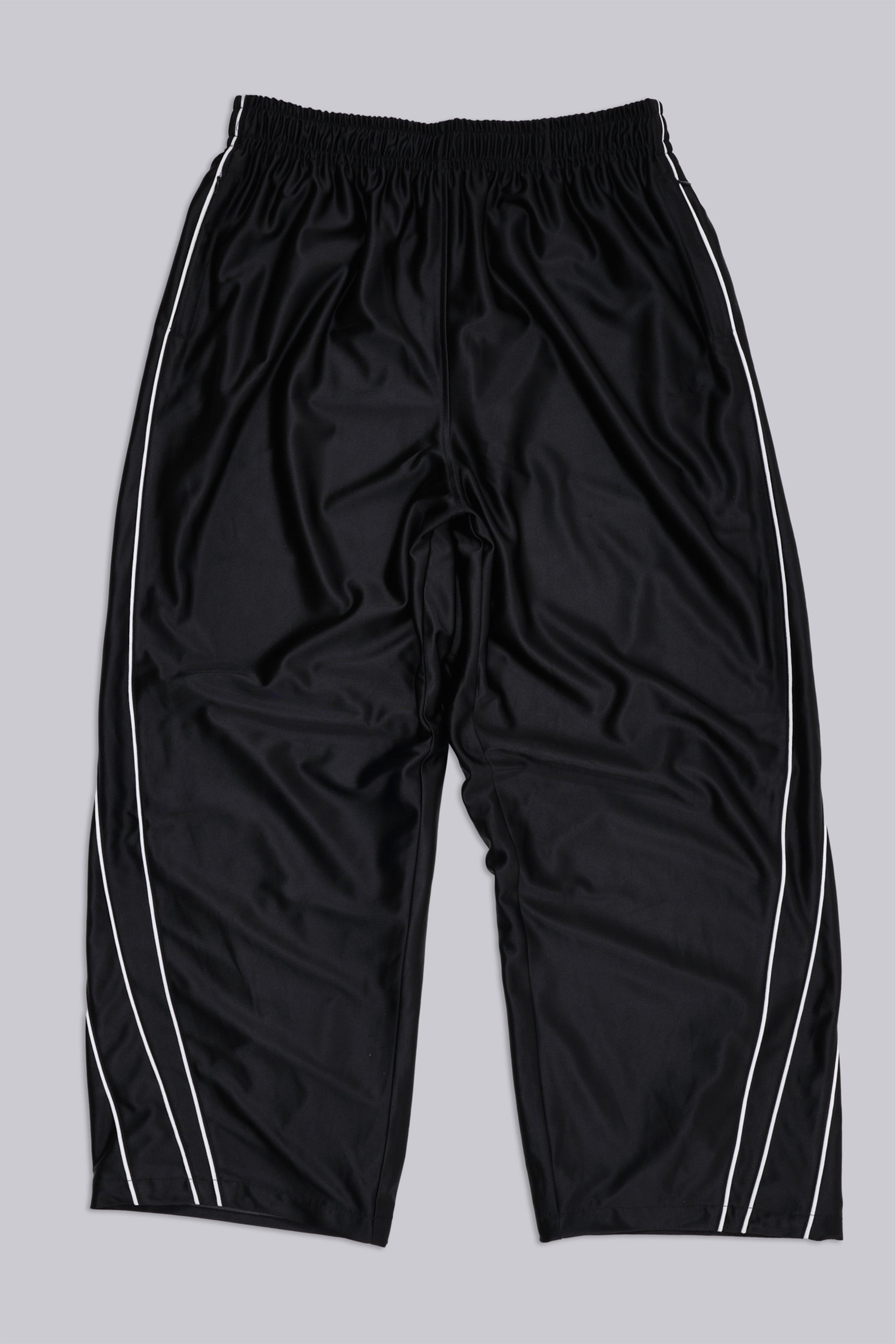 Black Metallic Vapor Joggers