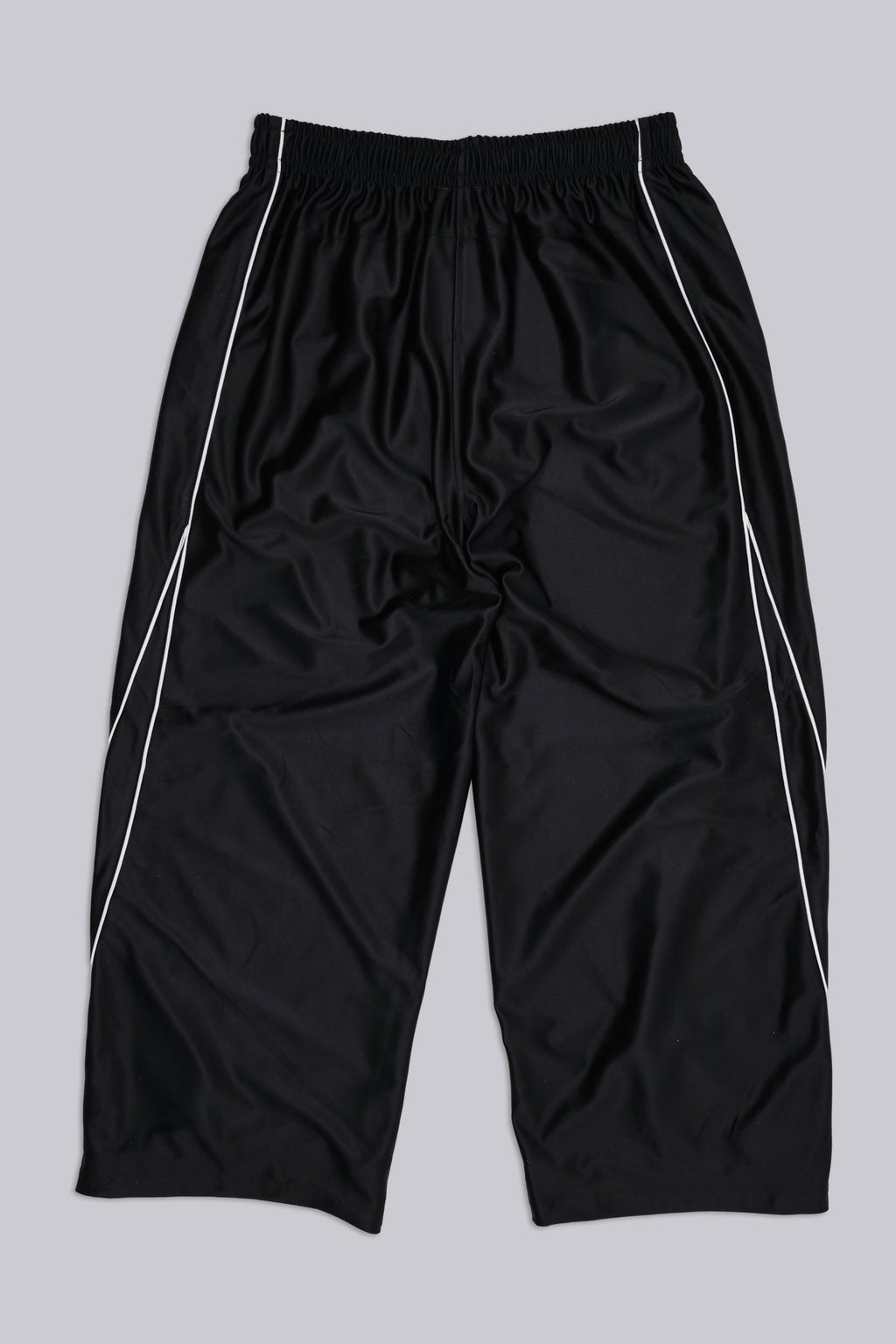 Black Metallic Vapor Joggers