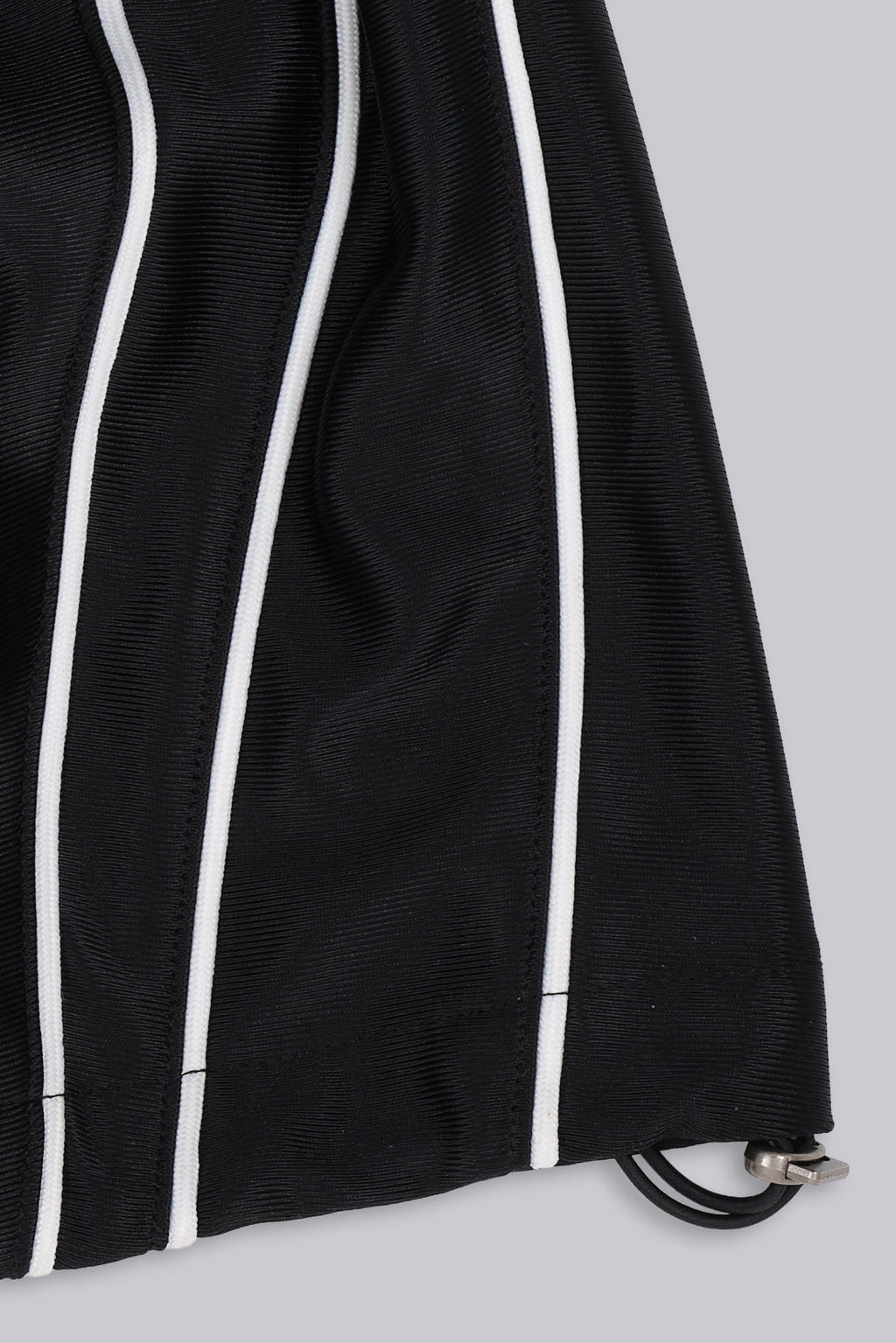 Black Metallic Vapor Joggers