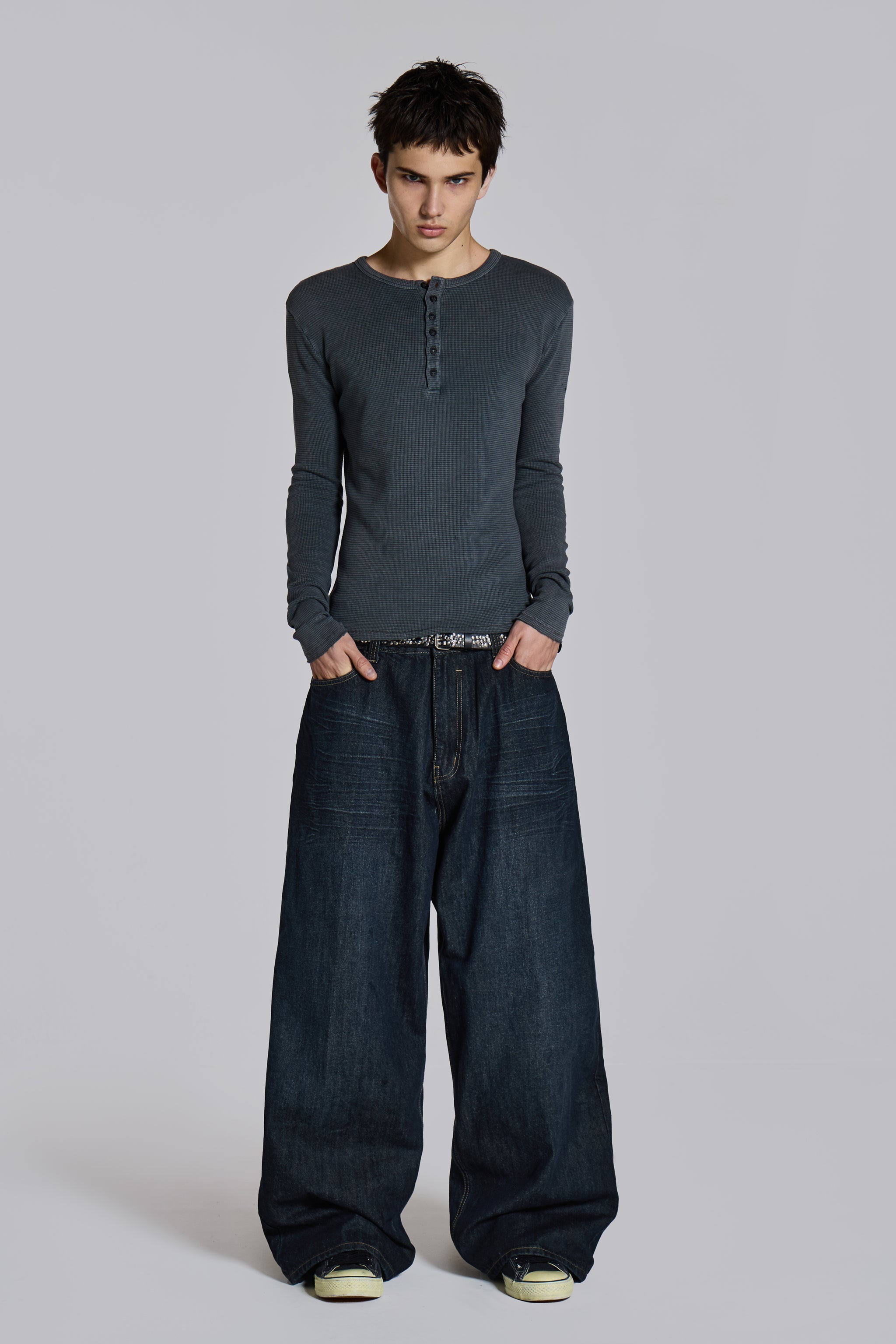 Creased Indigo XL Colossus Jeans