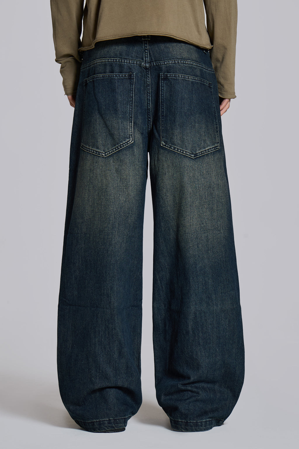 Mid Blue Slub Colossus Jeans