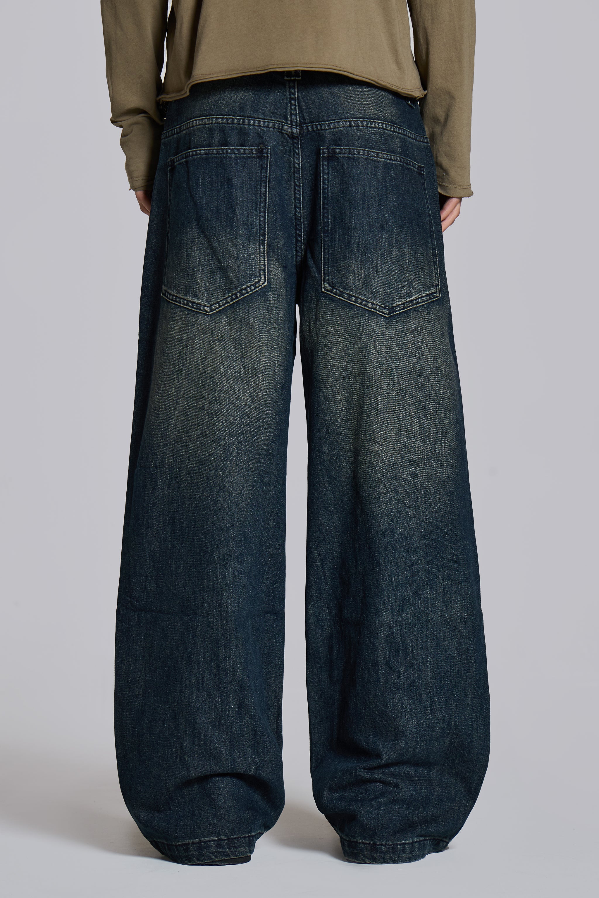 Mid Blue Slub Colossus Jeans