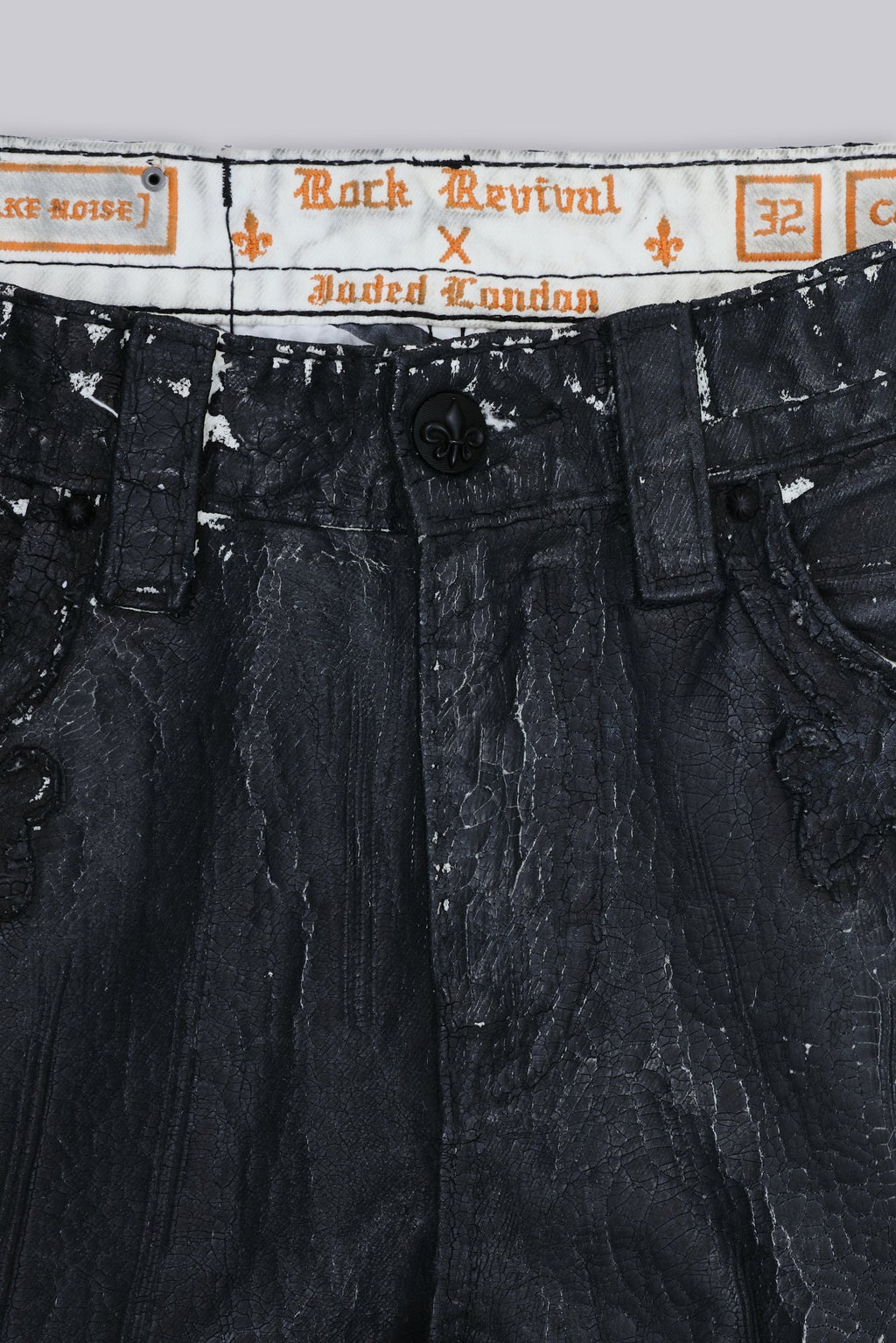 Rock Revival Moto Wax Jeans