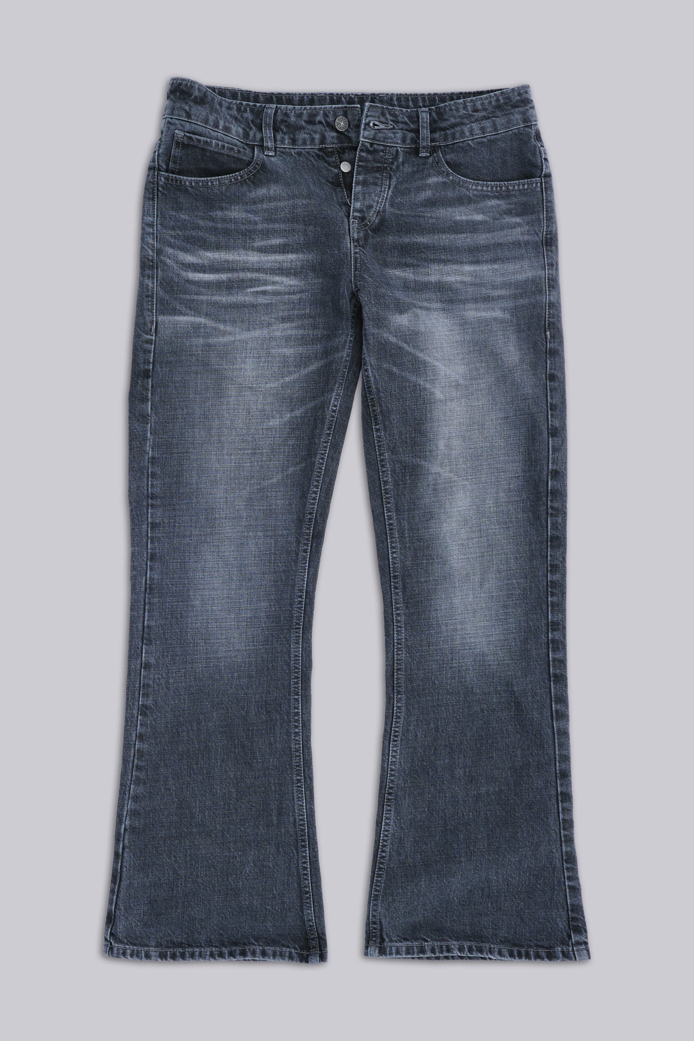 Washed Black Jude Bootcut Jeans