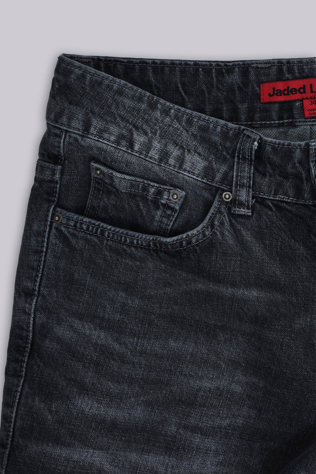 Washed Black Jude Bootcut Jeans