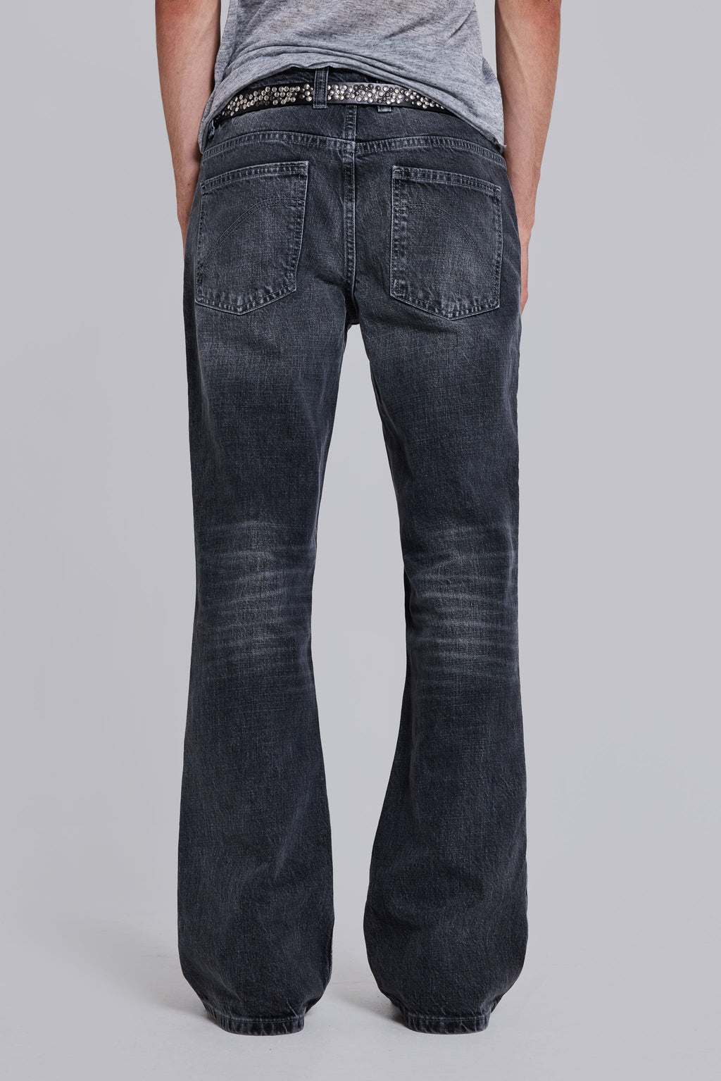 Washed Black Jude Bootcut Jeans