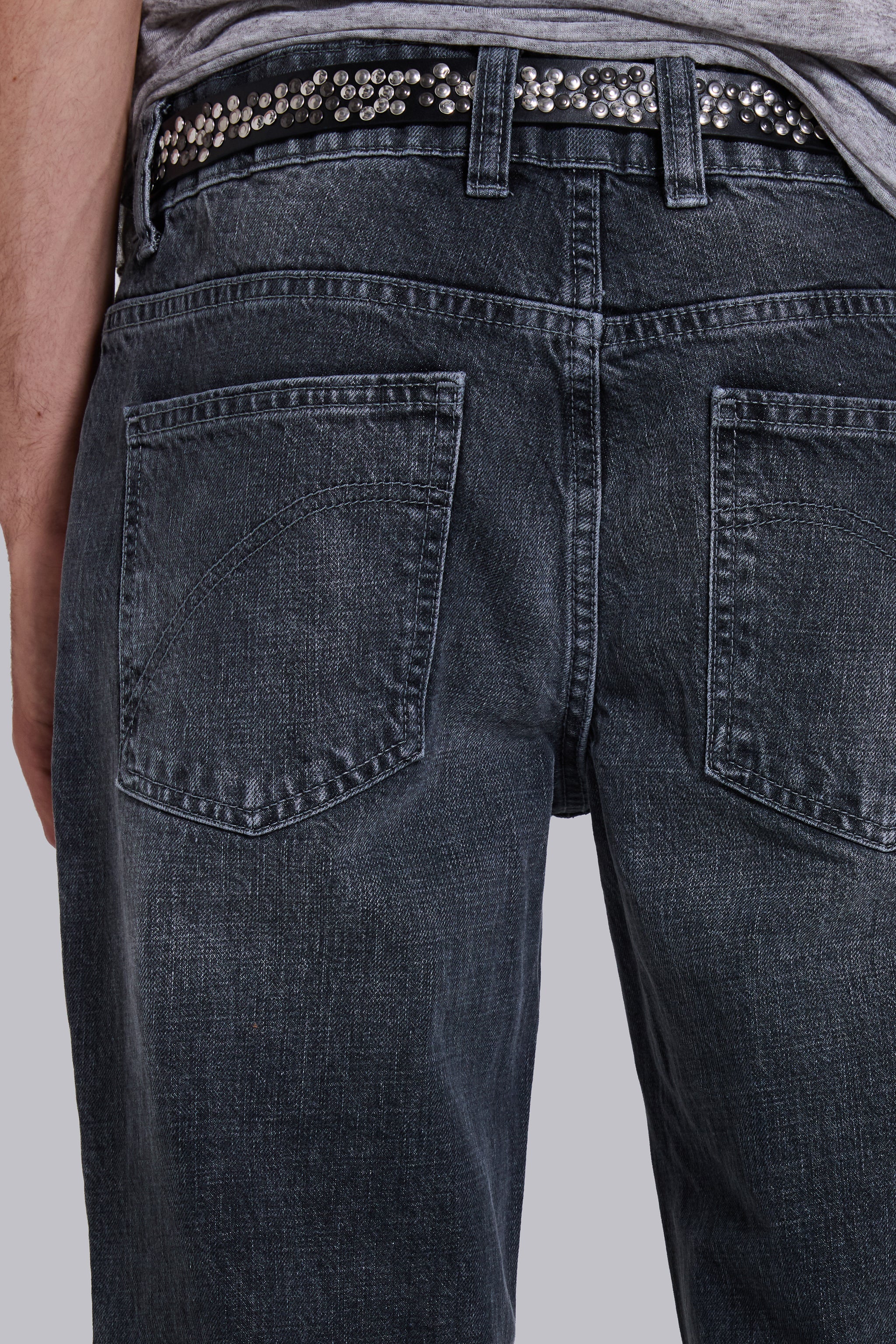 Washed Black Jude Bootcut Jeans
