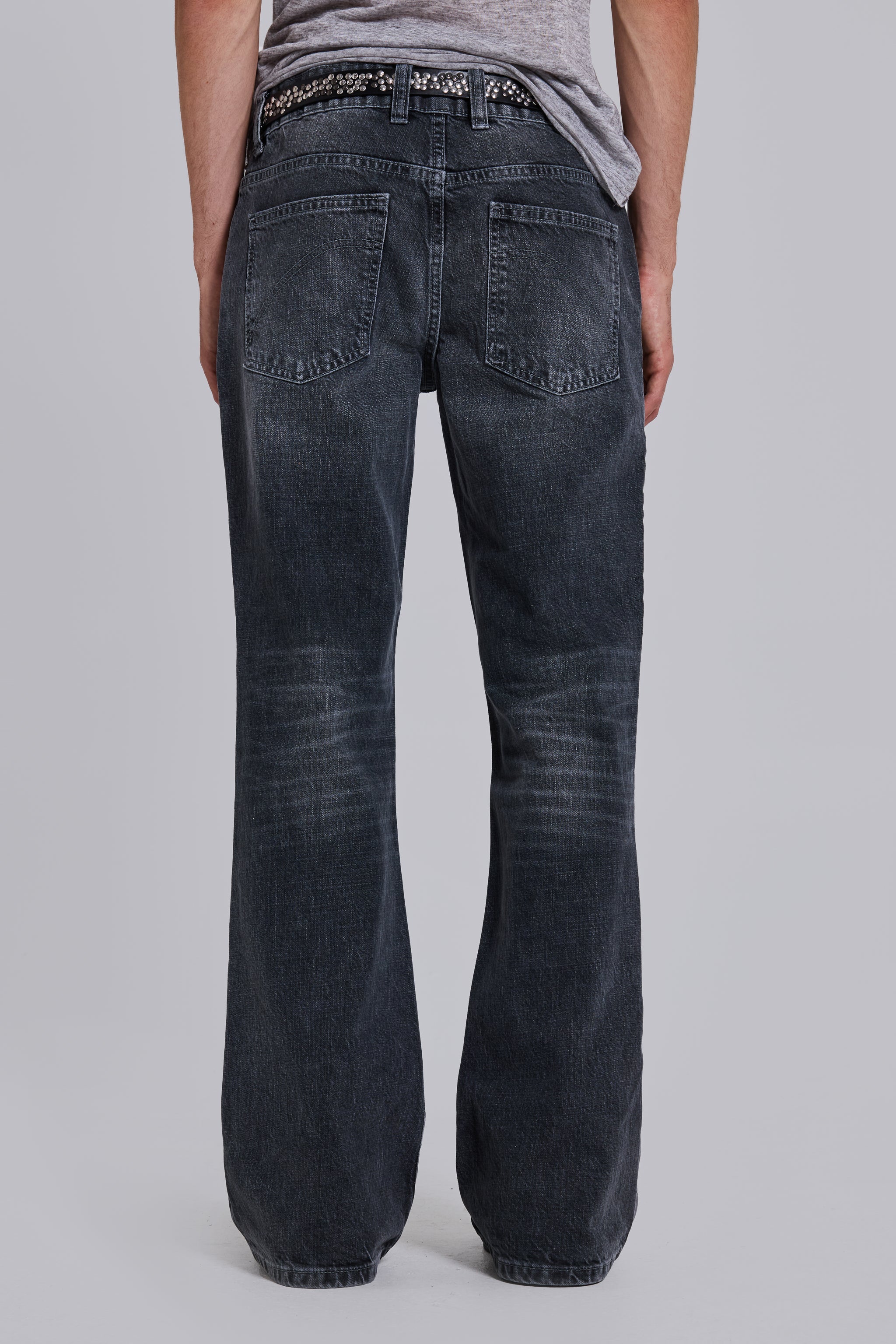 Washed Black Jude Bootcut Jeans