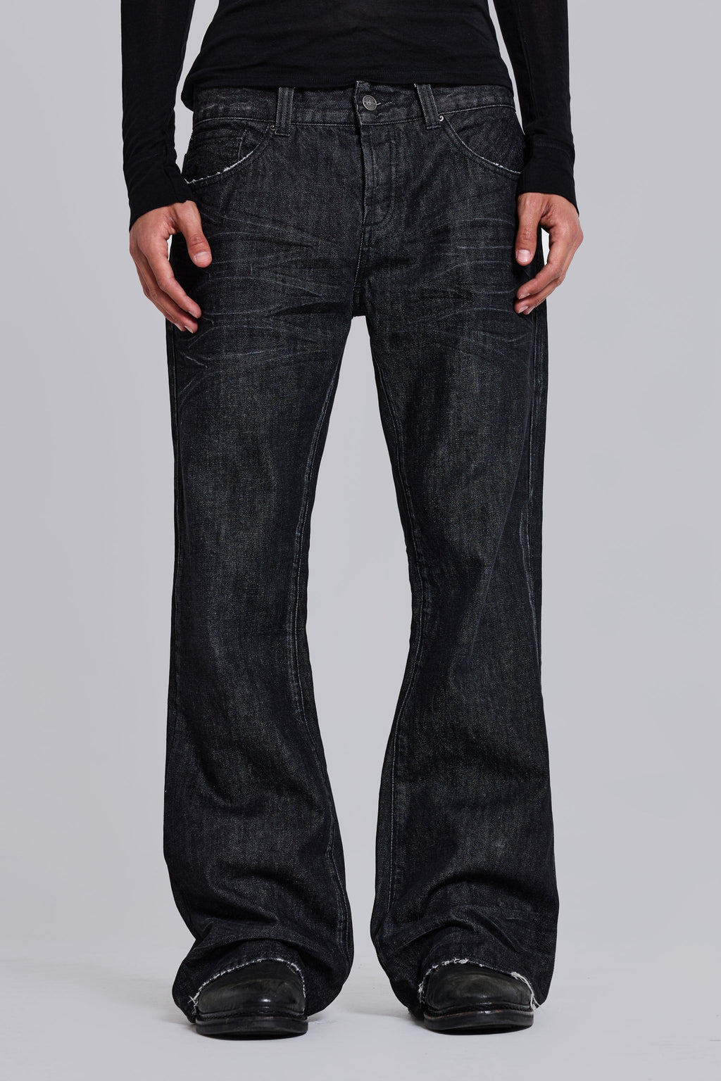 Black Jude Bootcut Jeans