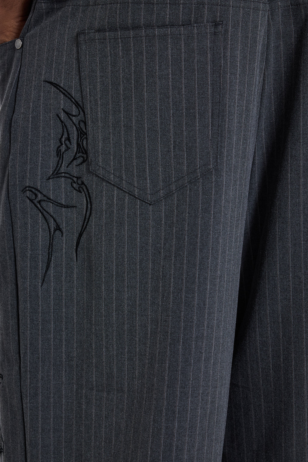 Tattoo Pinstripe Goliath Suit Pants