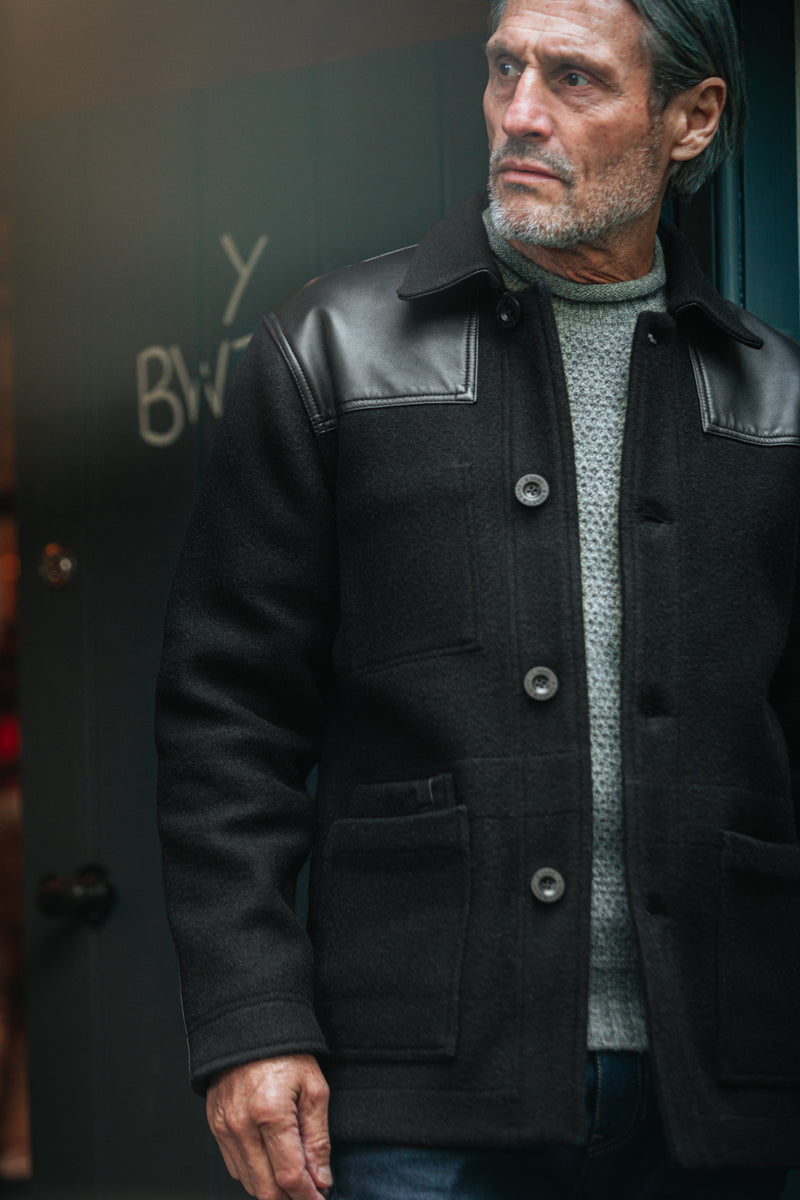 &SONS Curtis Donkey Jacket Black
