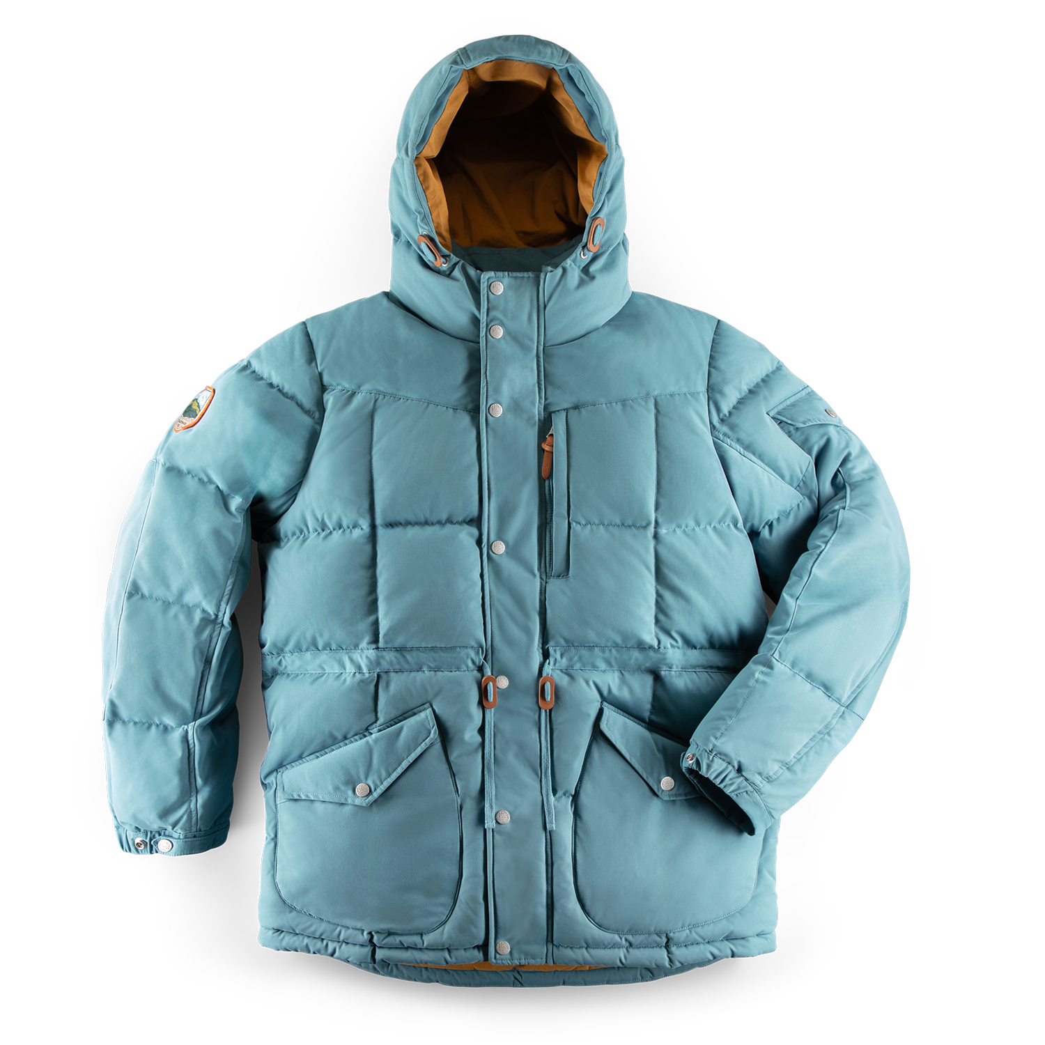 &SONS Bonnington Puffer Jacket Blue