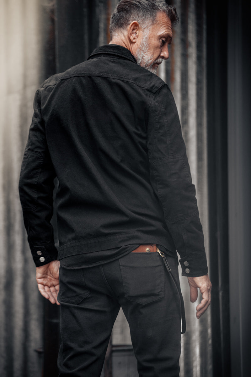 &SONS RYDER Hardwear Canvas Jacket Black