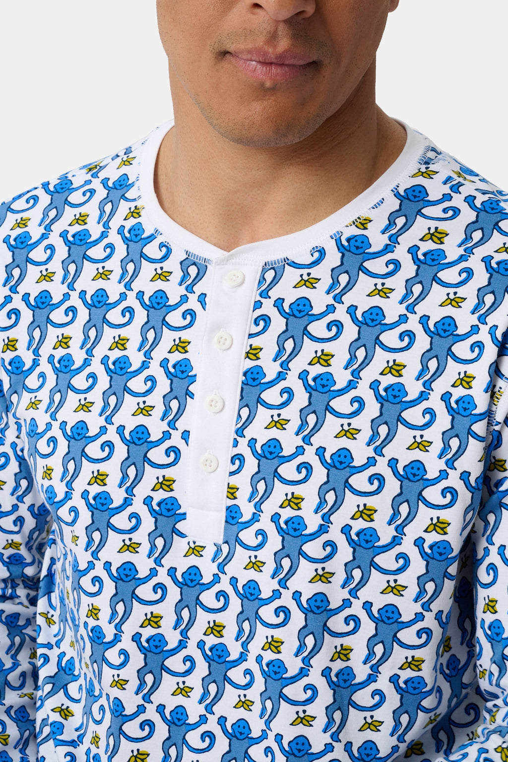 Mens Monkey Spencer Pajamas