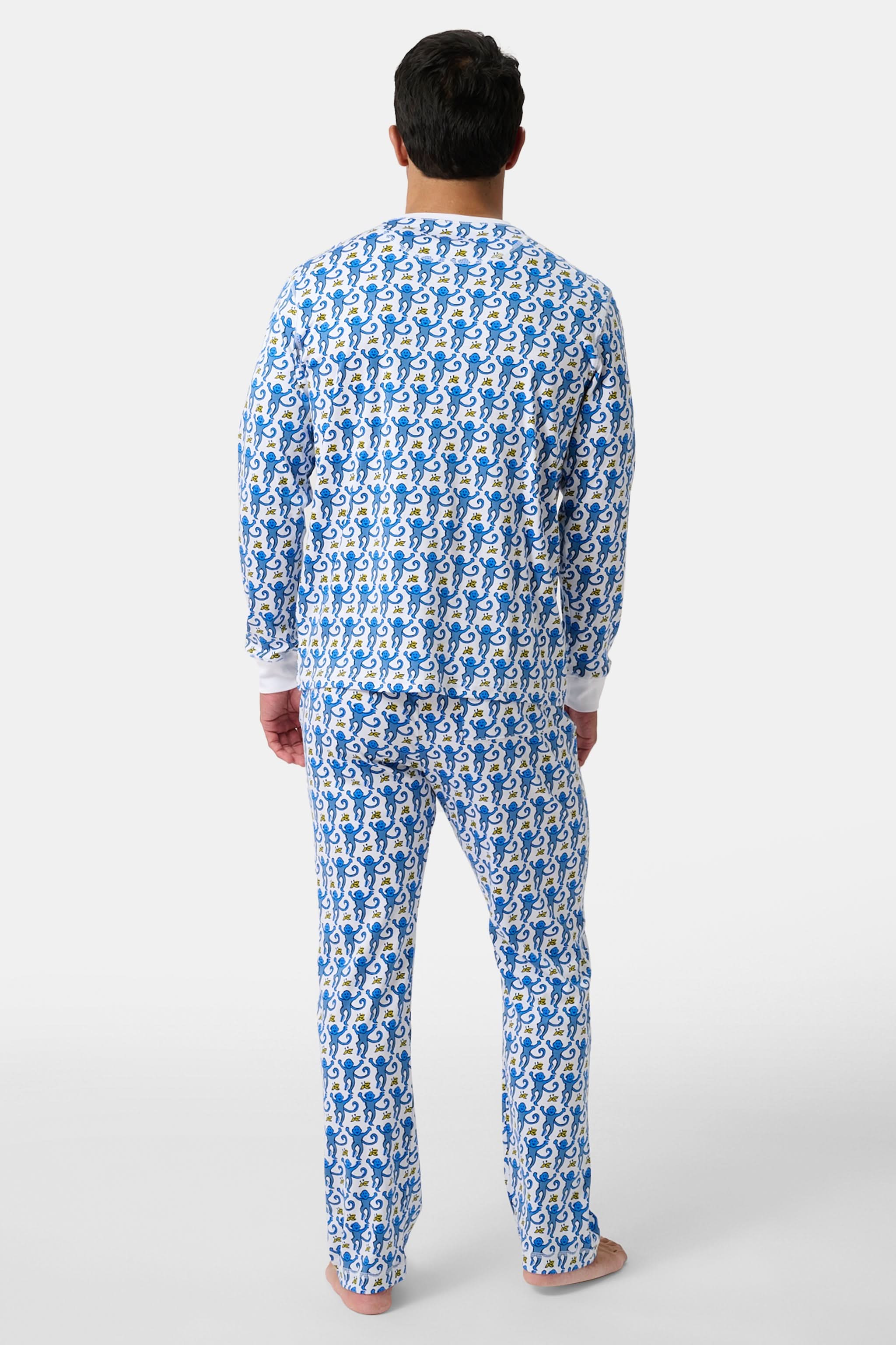 Mens Monkey Spencer Pajamas
