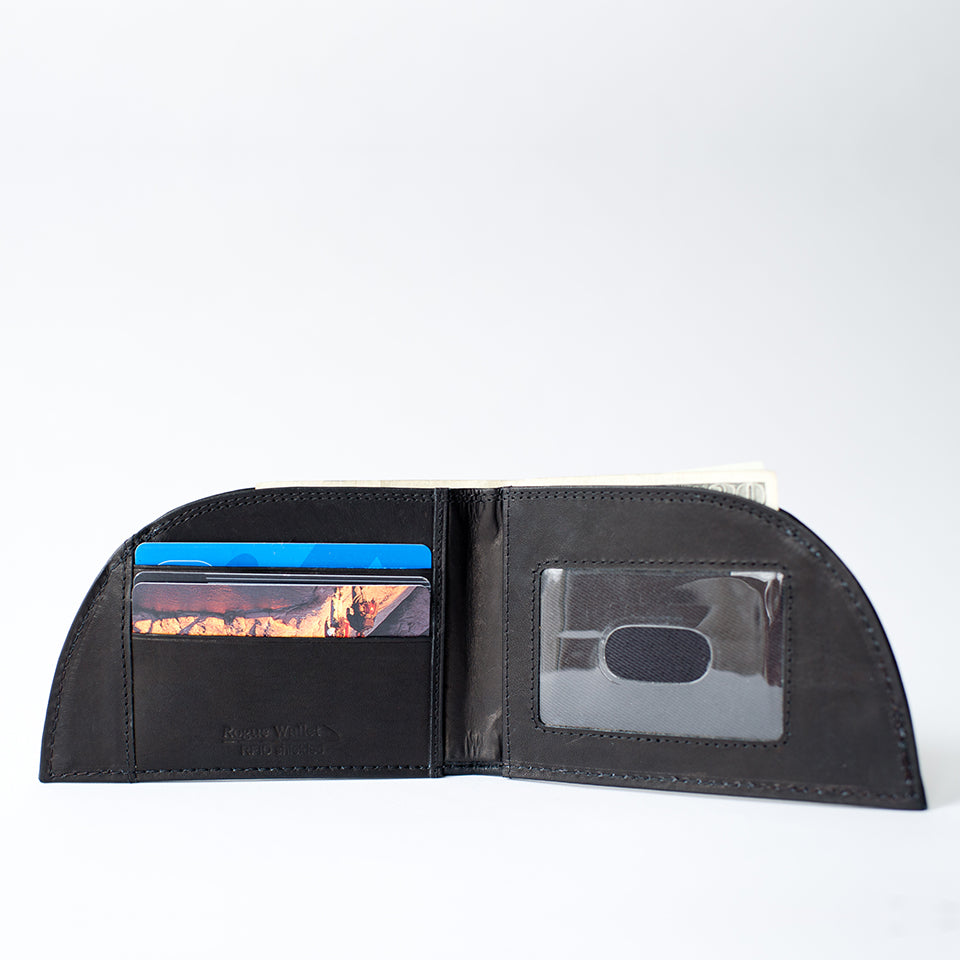 Factory Second Made in Maine Front Pocket Wallet - BLACK