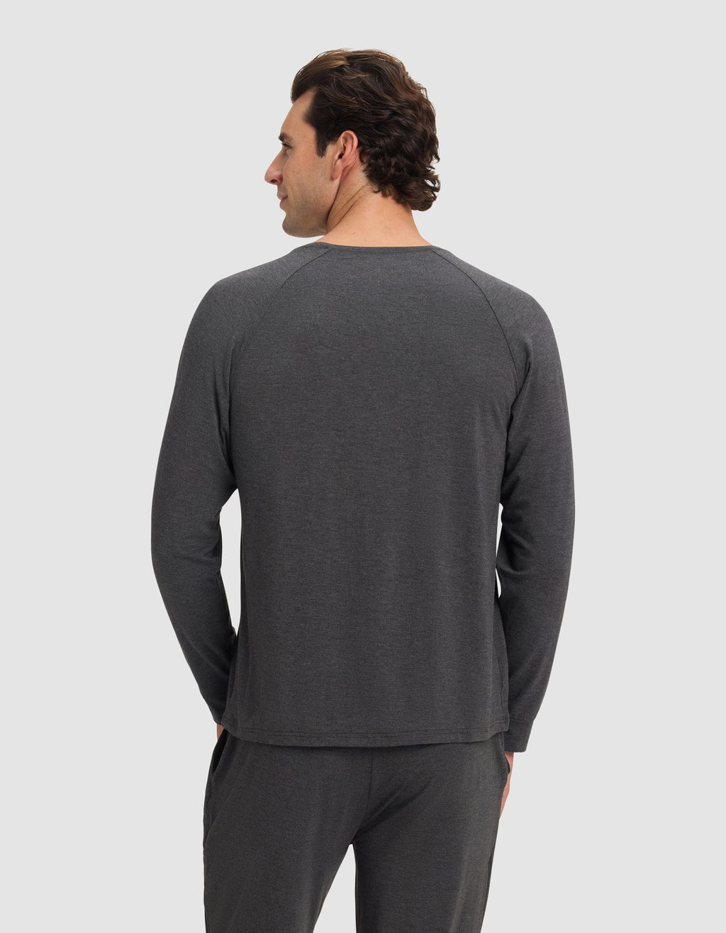 Men's Bamboo Stretch-Knit Long Sleeve Pajama Top