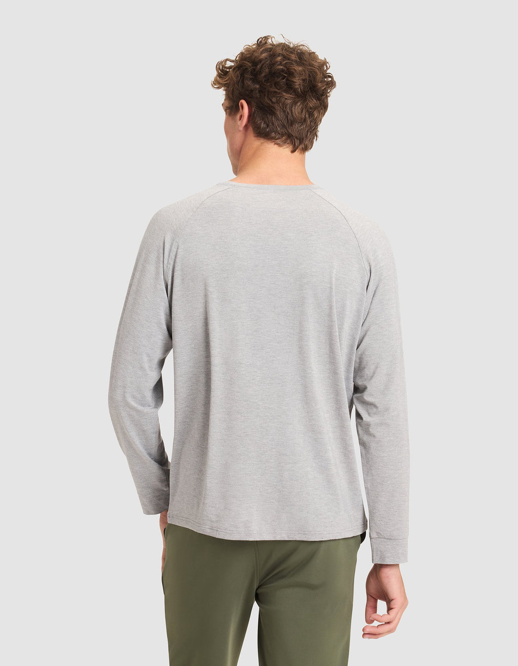 Men's Bamboo Stretch-Knit Long Sleeve Pajama Top