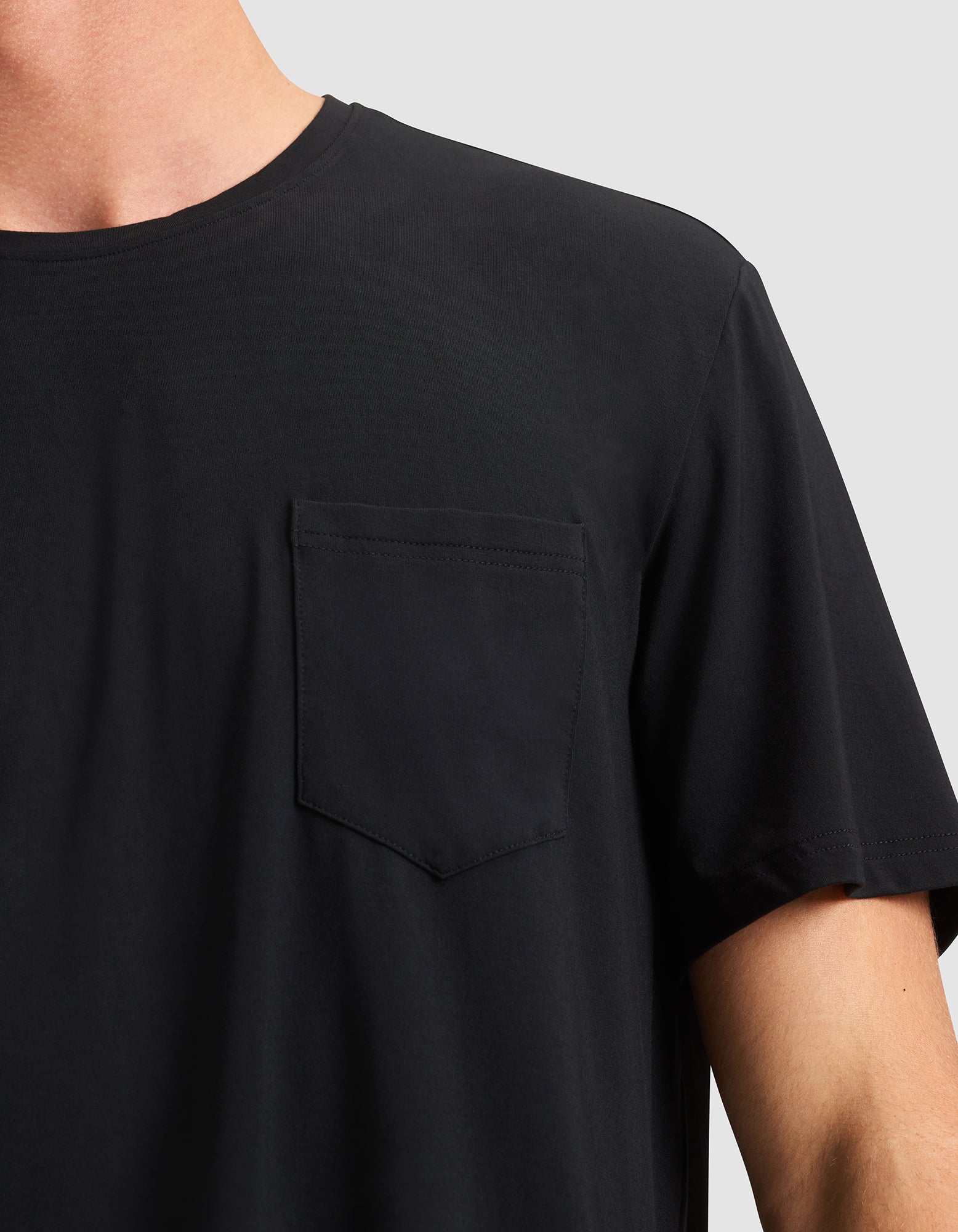 Men's Bamboo Stretch-Knit Short Sleeve Pajama Tee