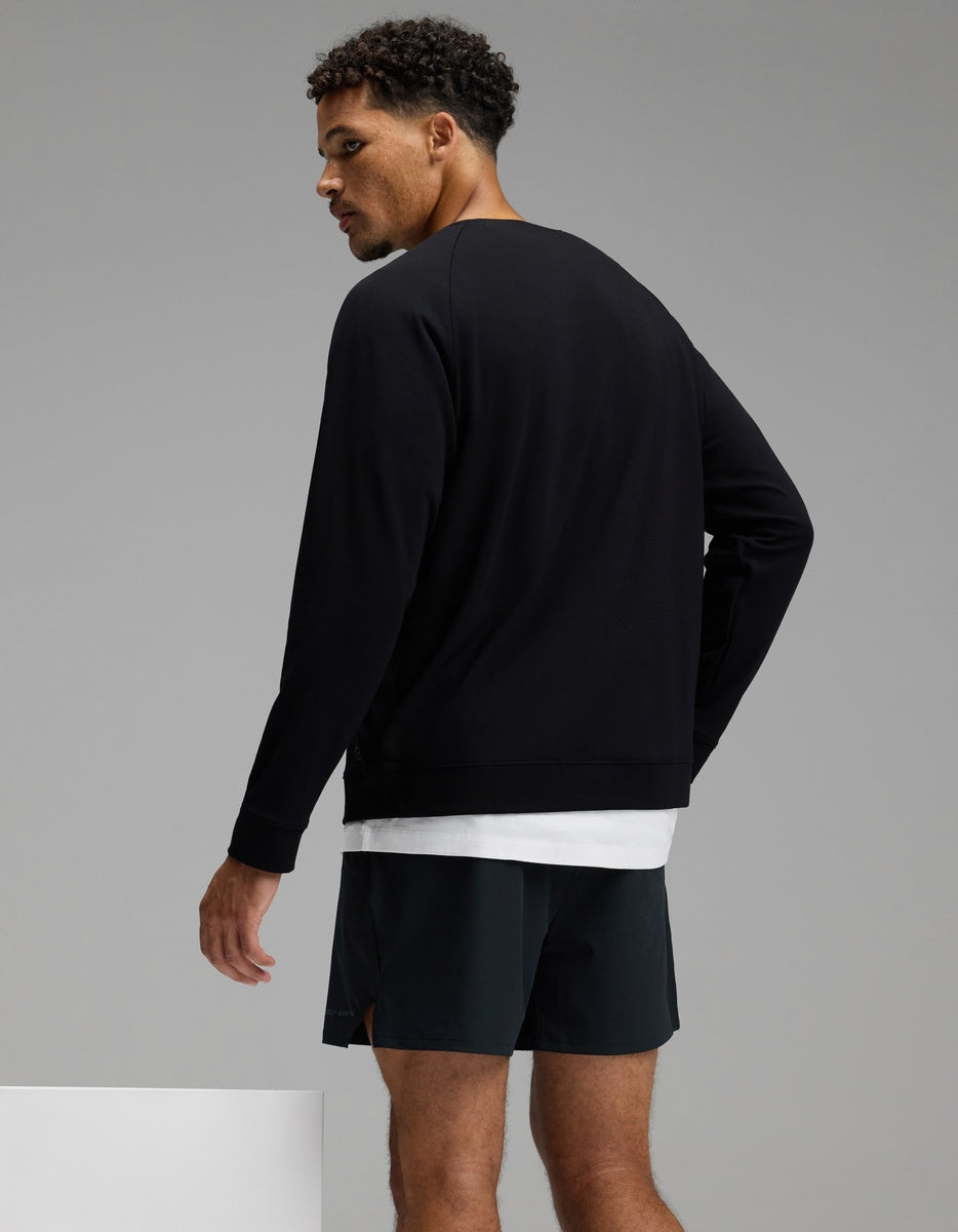 Men's Brushed Bamboo Pullover Crew