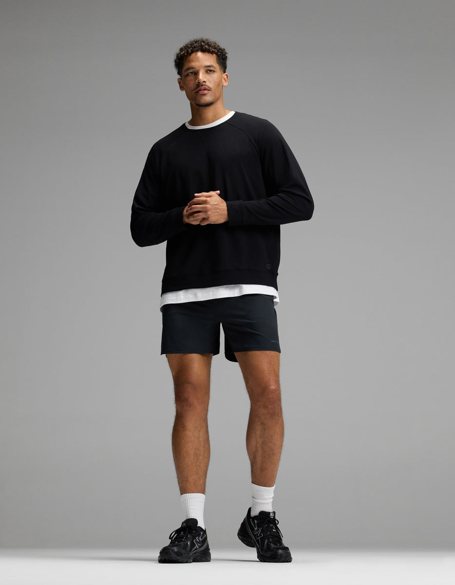Men's Brushed Bamboo Pullover Crew