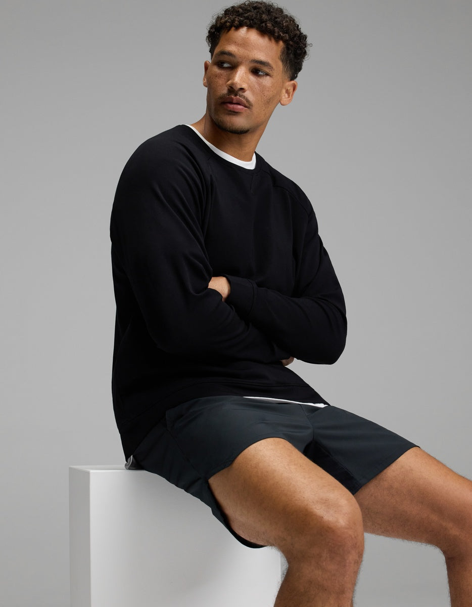 Men's Brushed Bamboo Pullover Crew