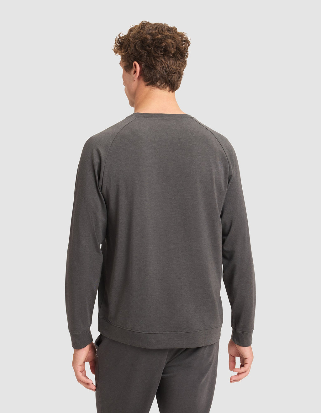 Men's Brushed Bamboo Pullover Crew - Last Chance