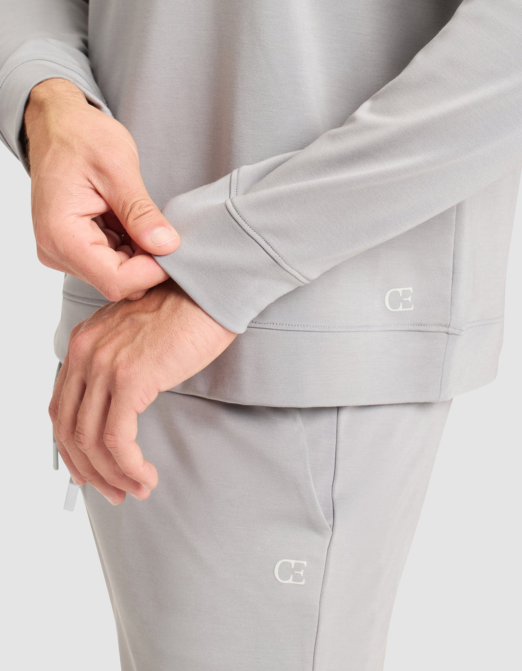 Men's Brushed Bamboo Pullover Crew