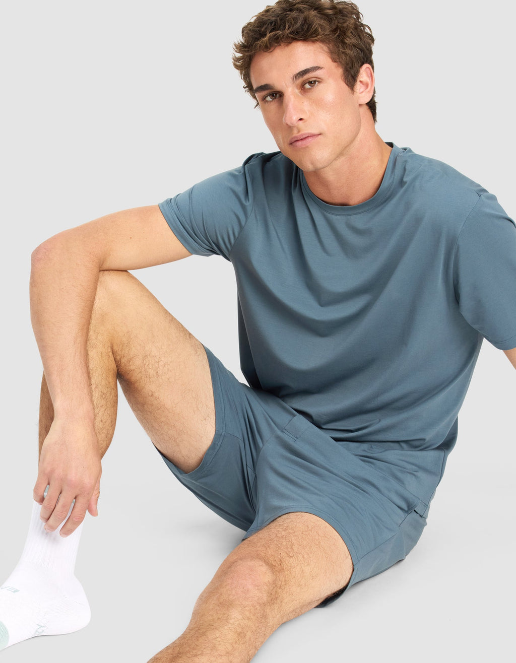 Men's First Layer Pajama Short Sleeve Tee & Short Set