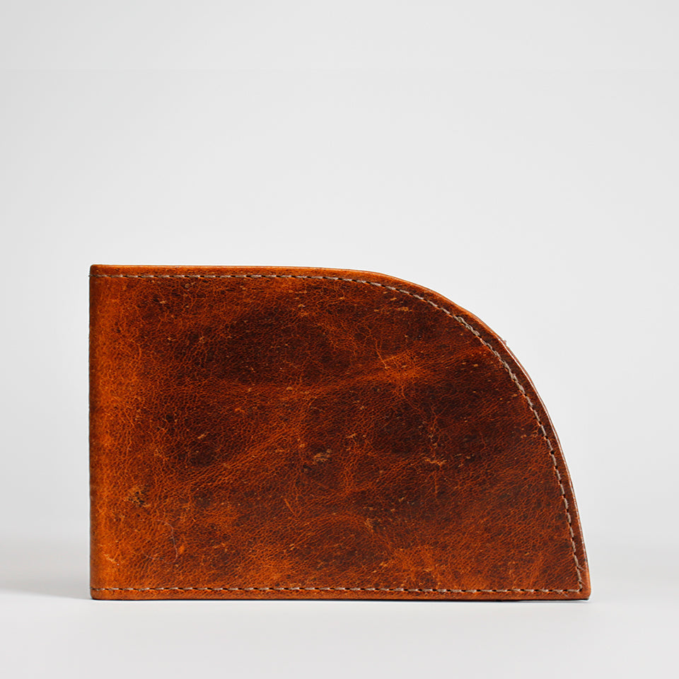 Factory Second Made in Maine Front Pocket Wallet - MAHOGANY MOOSE