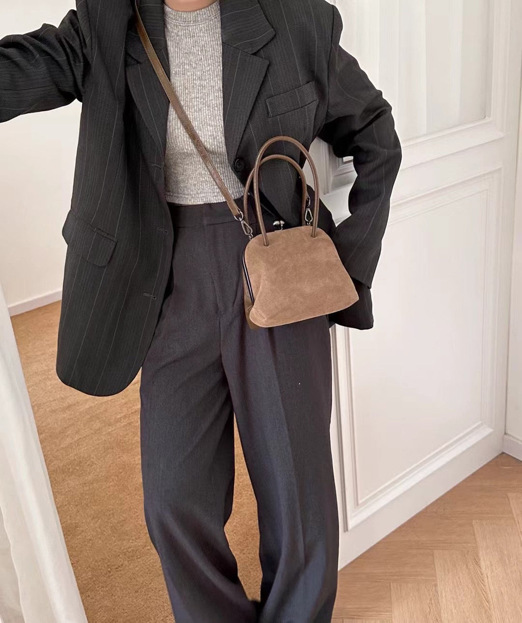 Bag “Kokosha” – Genuine Suede Handbag