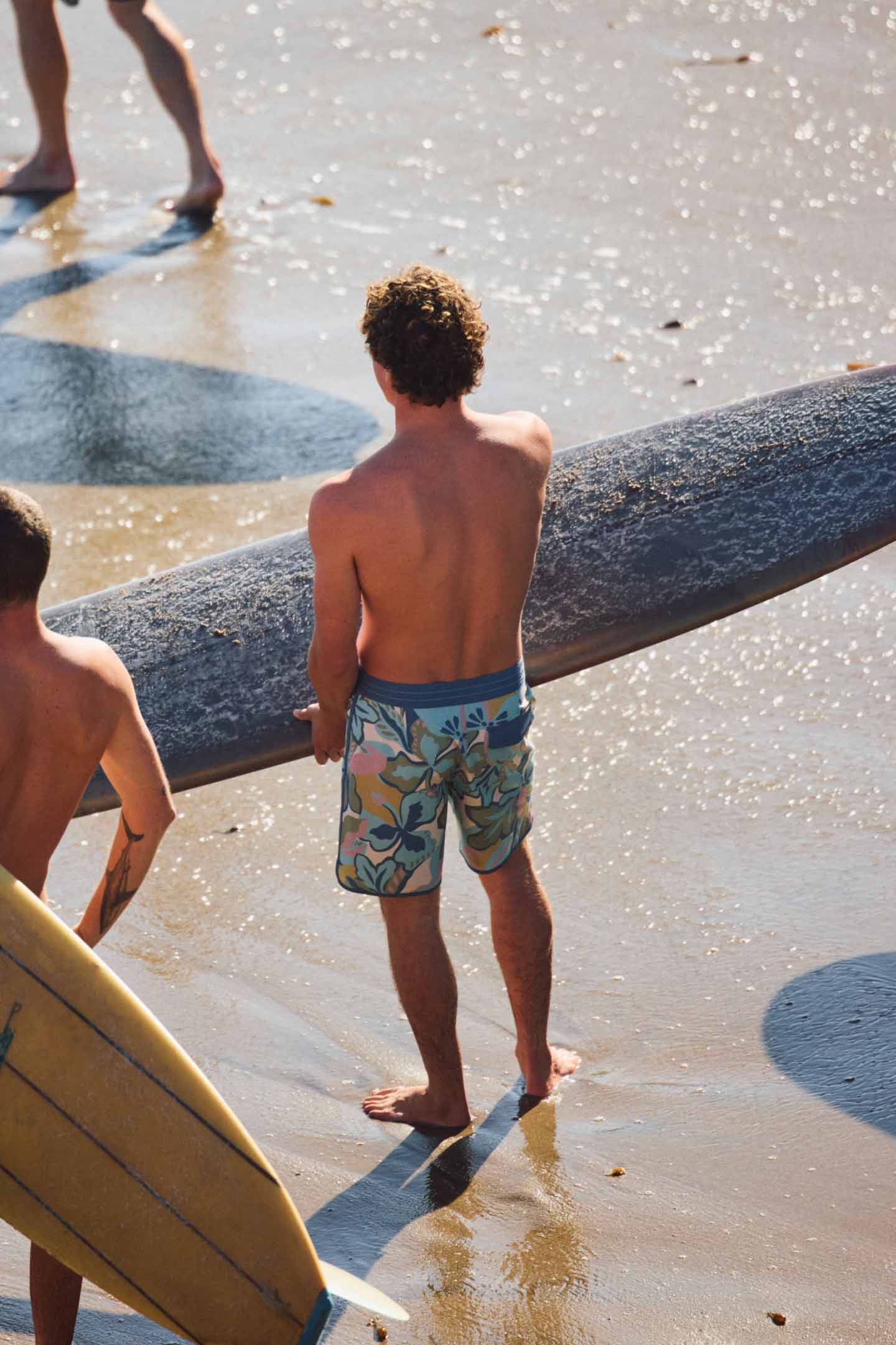 O'Neill O'Riginals Print Scallop 18" Boardshorts - Blue Fushion