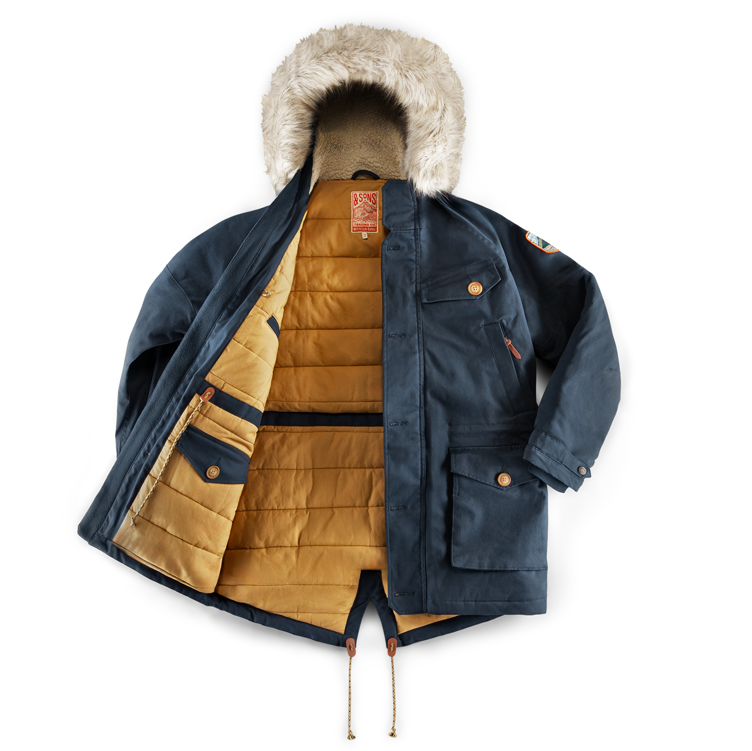&SONS Ridge Snow Parka Navy