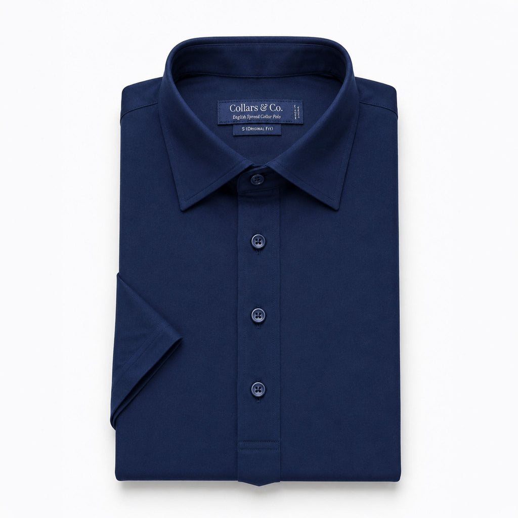 The Original Dress Collar Polo™ Navy Blue