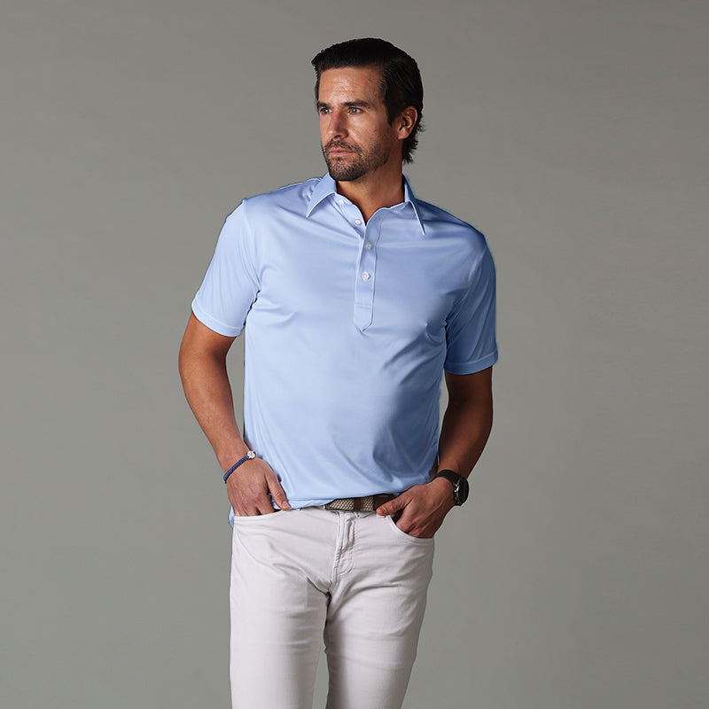 The Original Dress Collar Polo™ Sky Blue