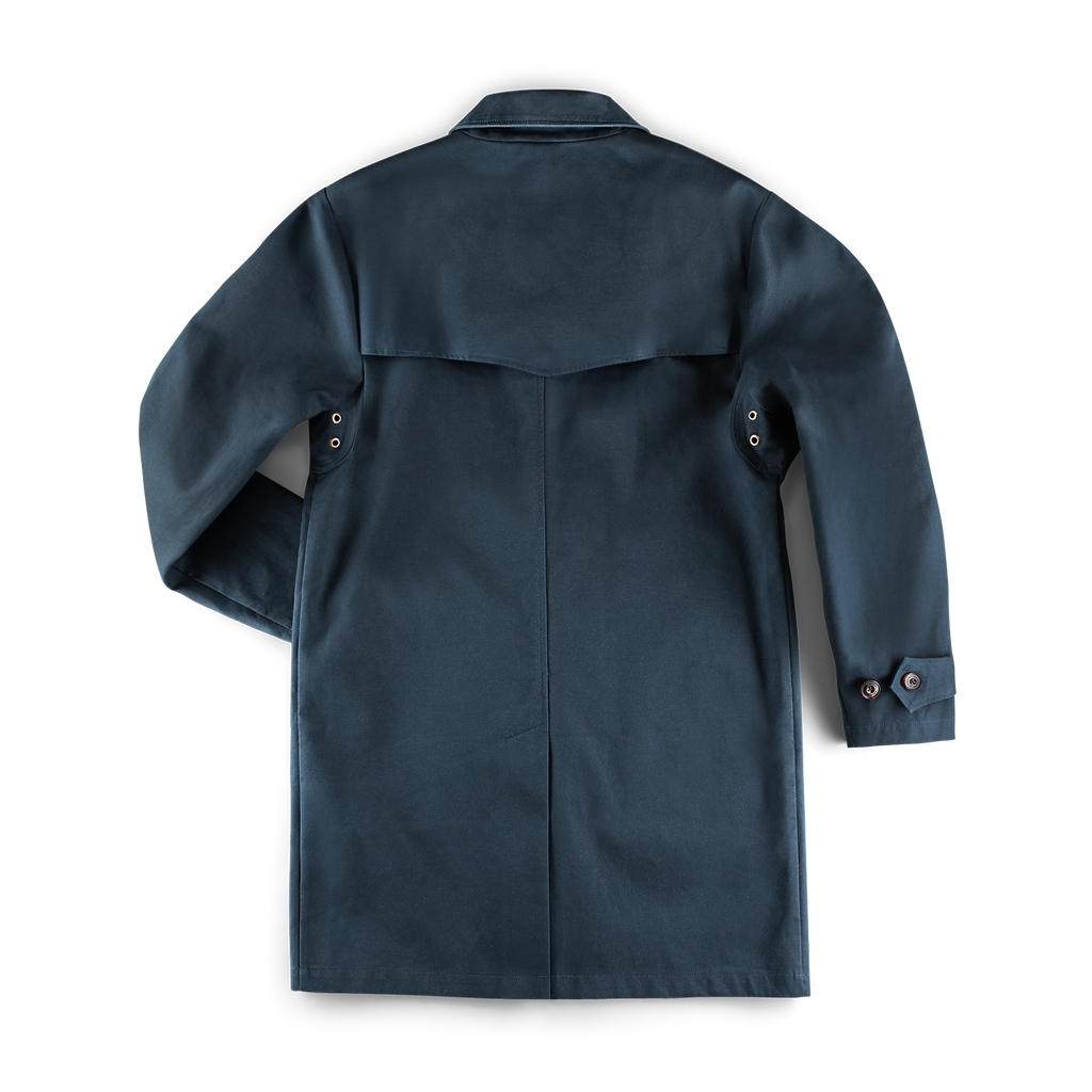 &SONS Woodward Raincoat Navy