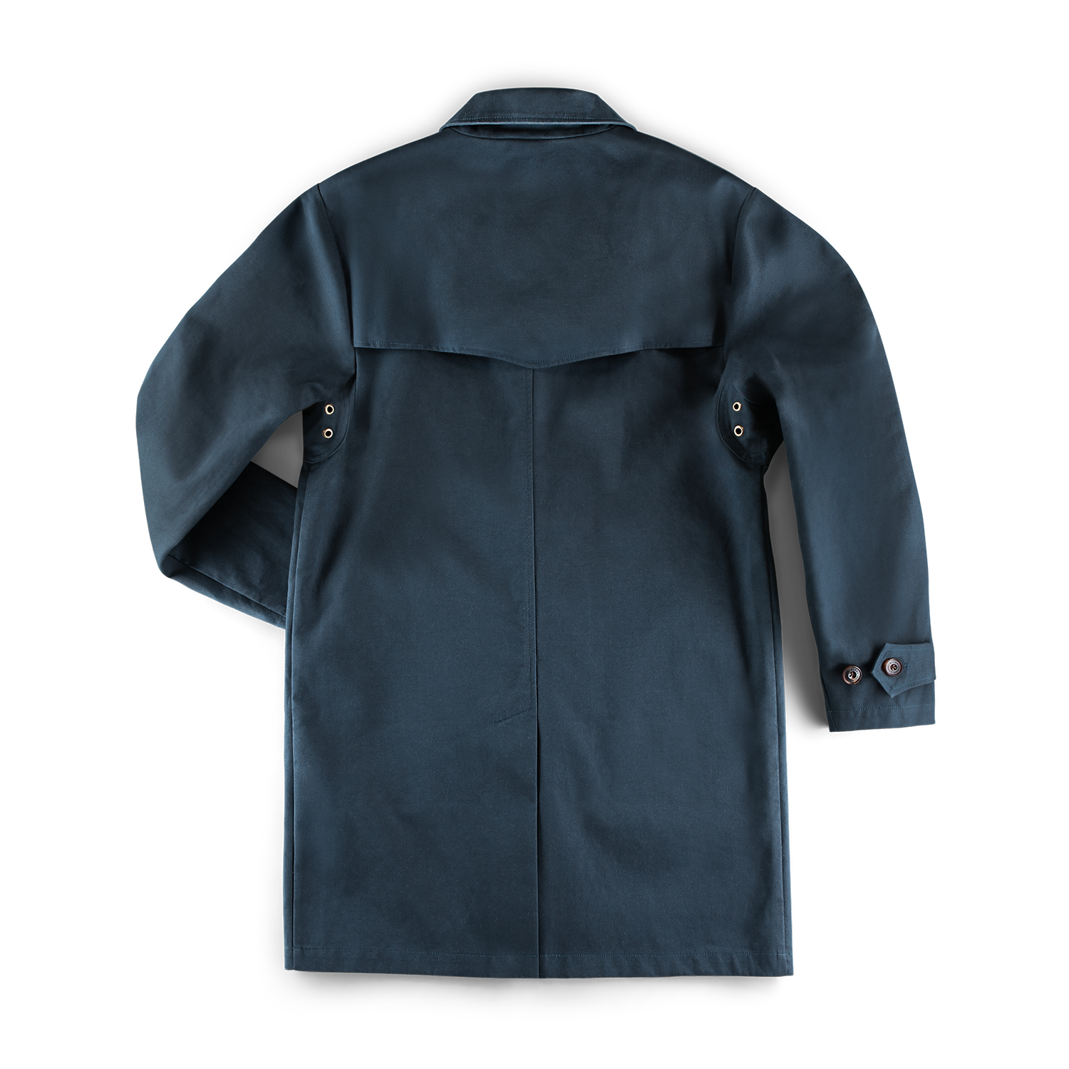 &SONS Woodward Raincoat Navy