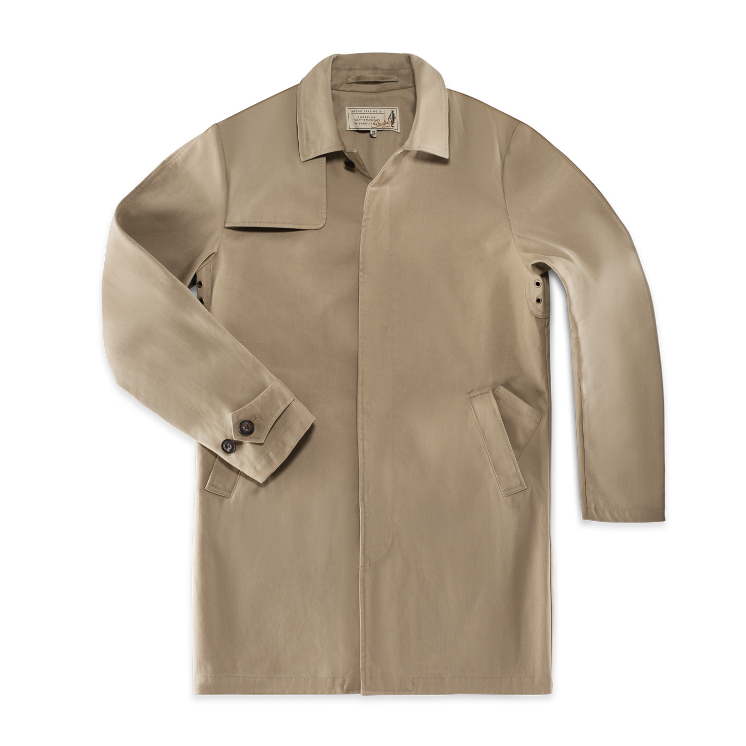 Woodward Raincoat Khaki
