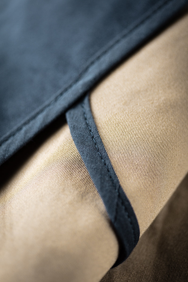 &SONS Woodward Raincoat Navy
