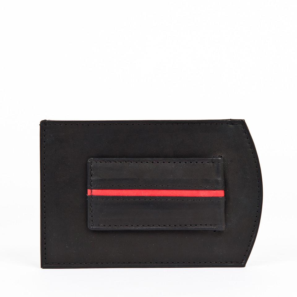 Money Clip Wallet - Red Line