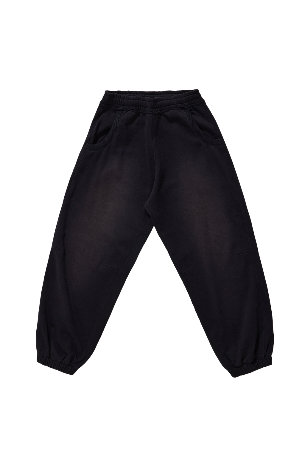 Black Baggy Cuffed Monster Joggers