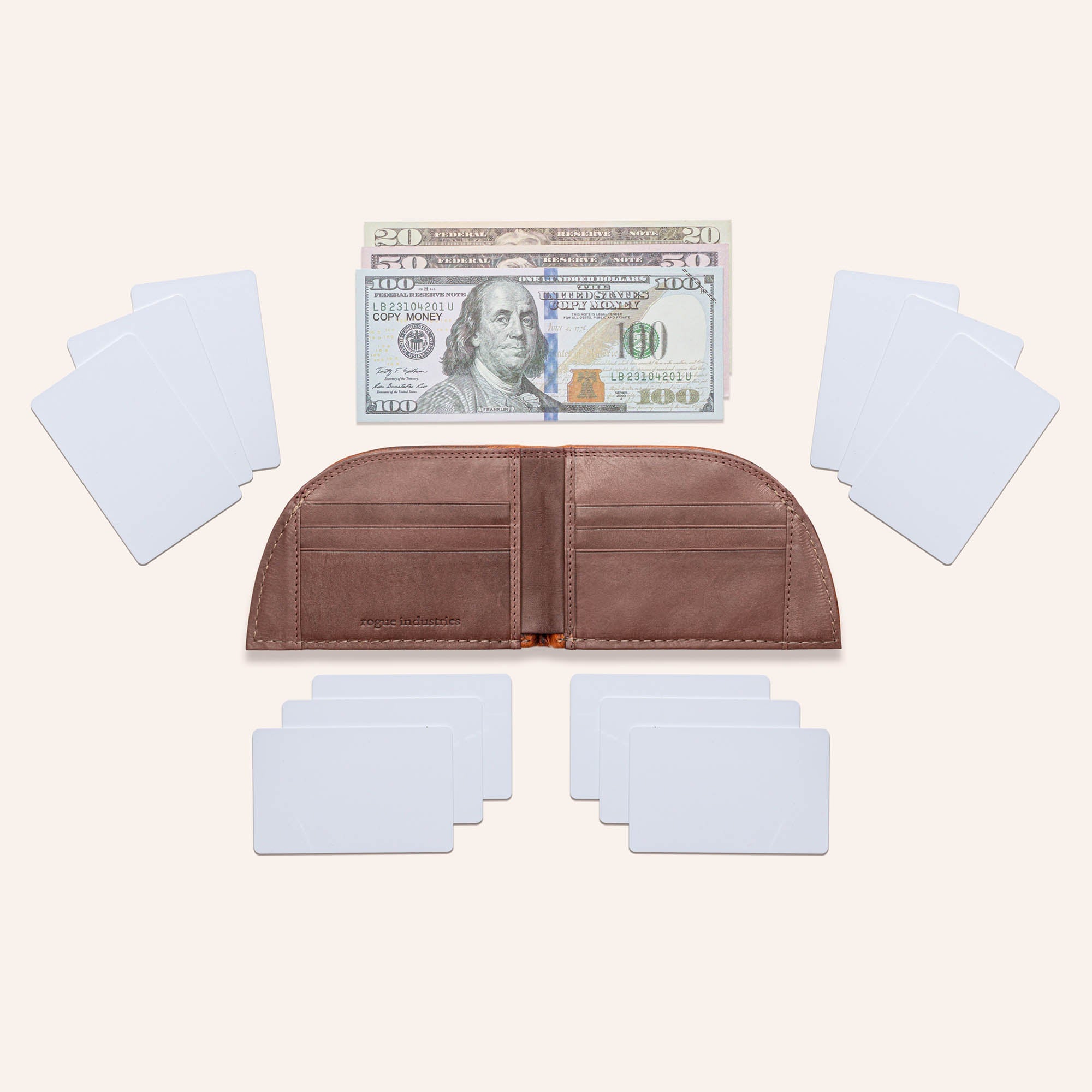 Rogue Front Pocket Wallet in Moose Leather