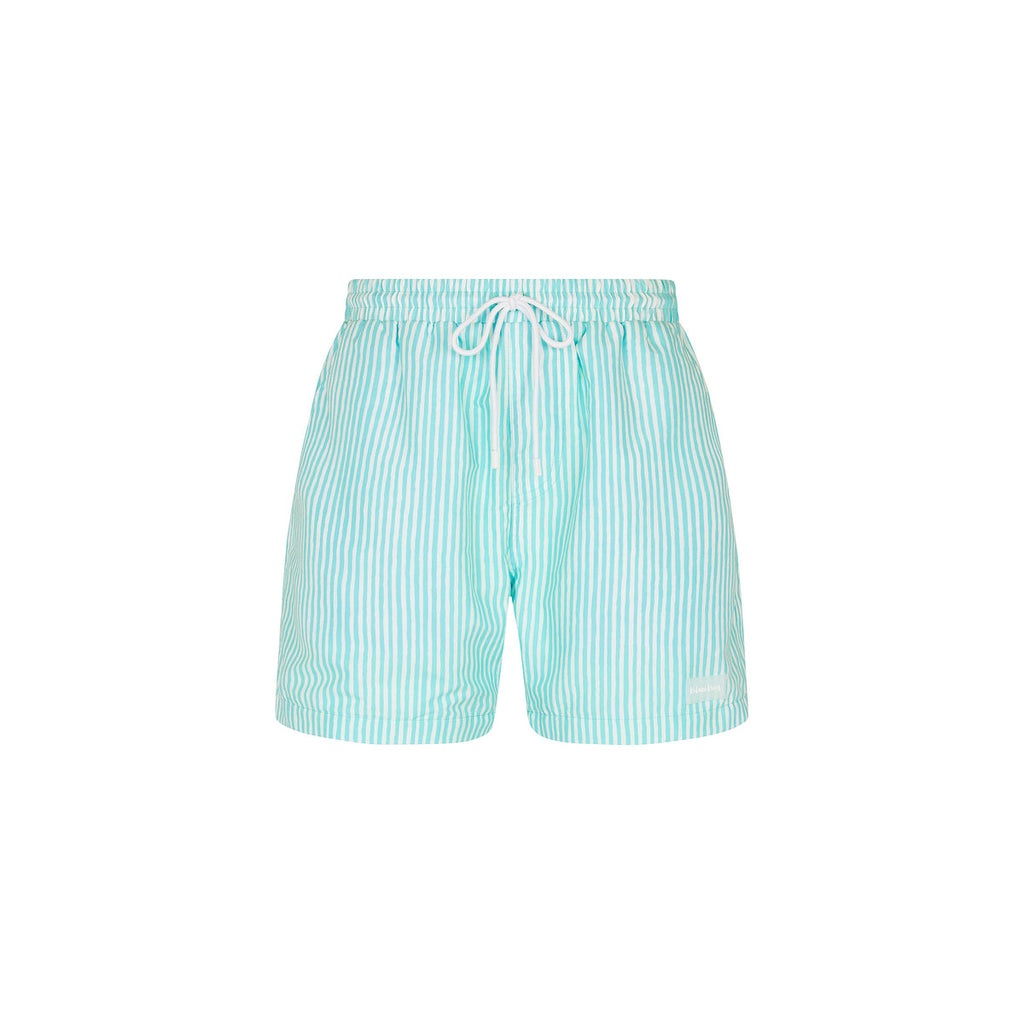 Kulani Kinis Mens Swim Trunks - Calypso Blue (Diving for Pearls Collection)