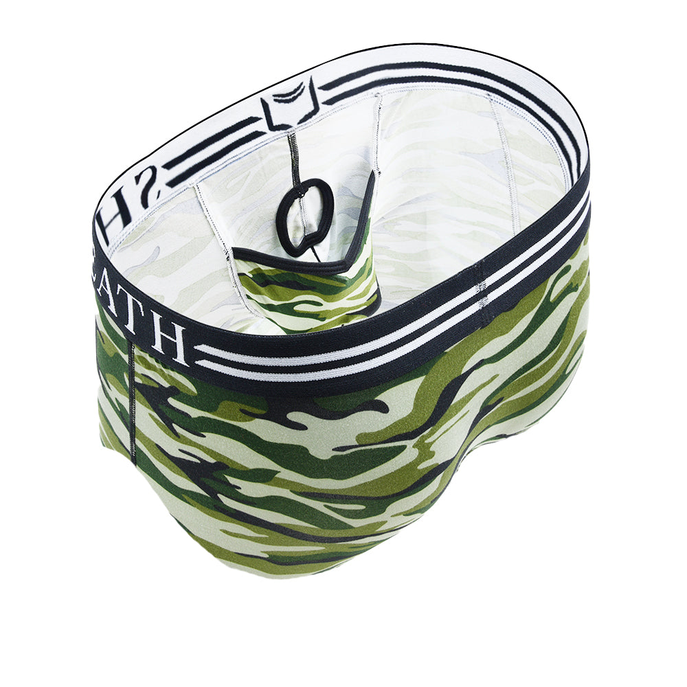 SHEATH Polyester Camo Men's Pouch American Brief