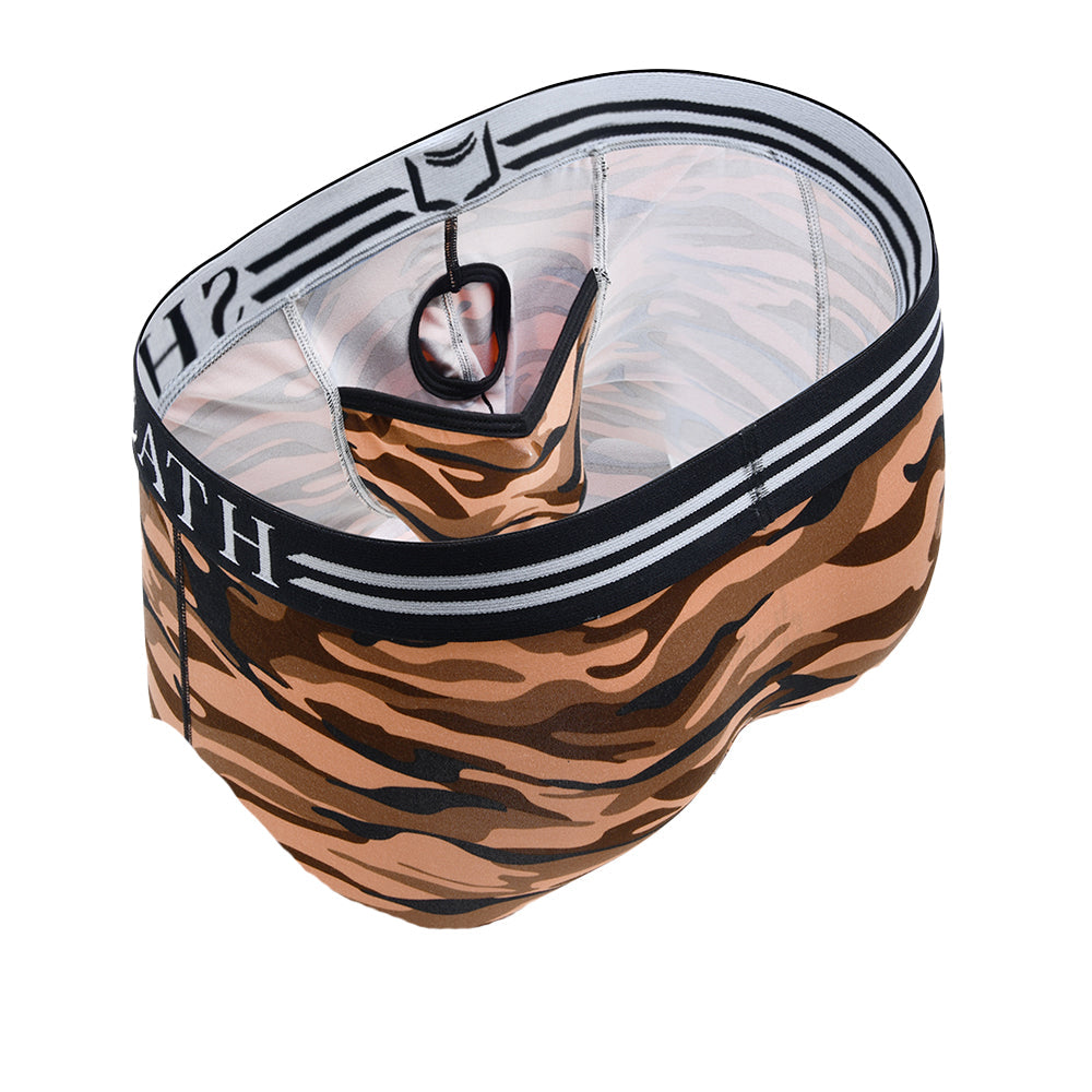 SHEATH Polyester Camo Men's Pouch American Brief
