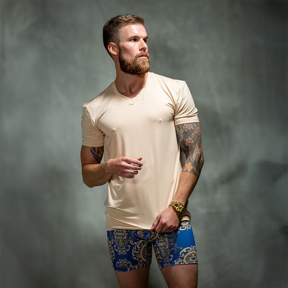 Men's Bamboo V-Neck Undershirt